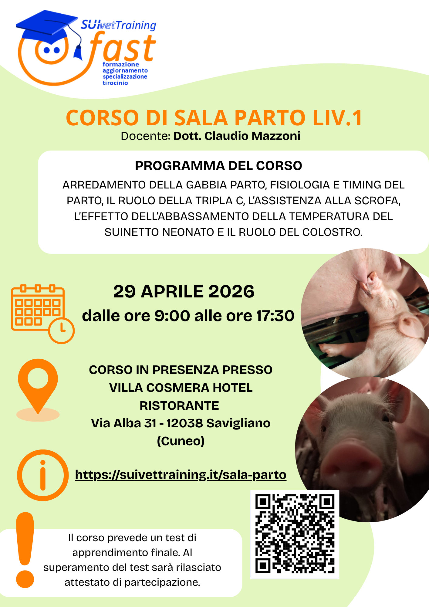 Gestione della sala parto Liv. 1- Savigliano (CN)